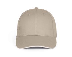 Casquette Baseball avec sandwich - 6 panneaux