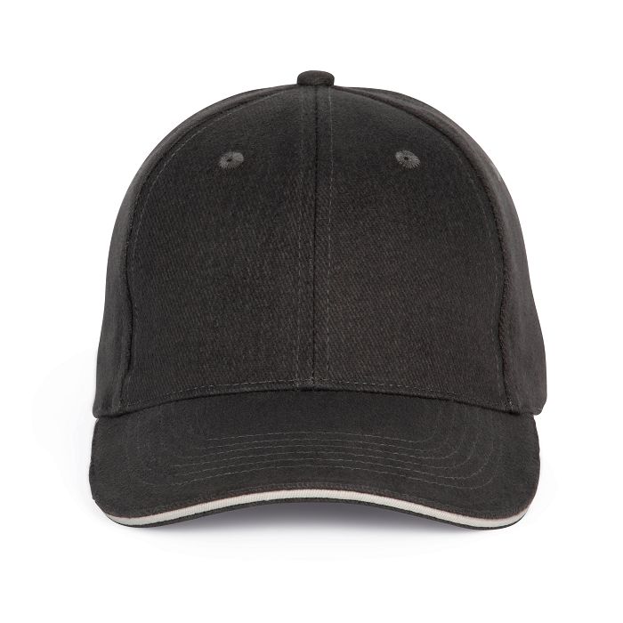  Casquette Baseball avec sandwich - 6 panneaux