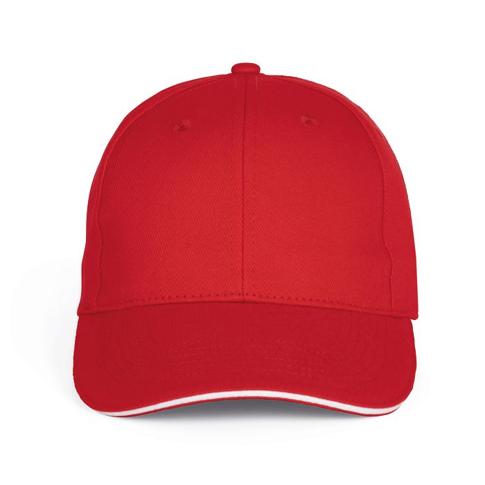  Casquette Baseball avec sandwich - 6 panneaux