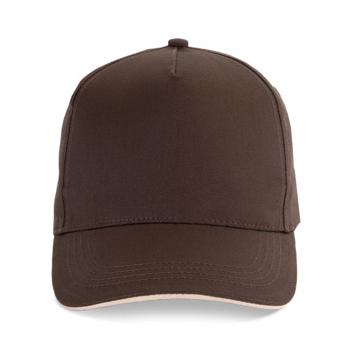  Casquette sandwich contrasté - 5 panneaux