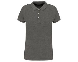 Polo Supima® manches courtes femme