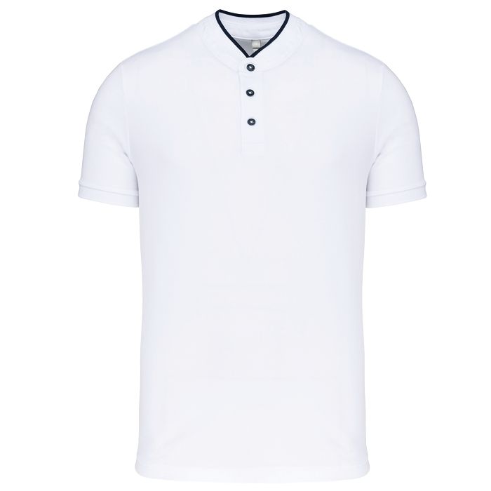  Polo col mao manches courtes homme