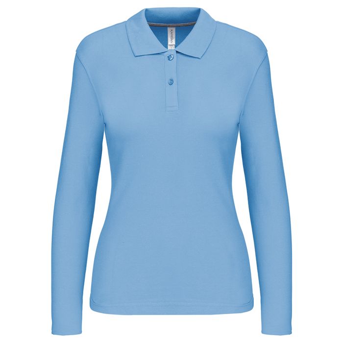  Polo manches longues femme