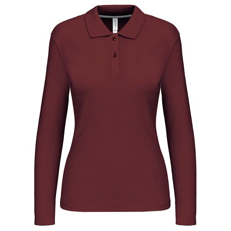  Polo manches longues femme