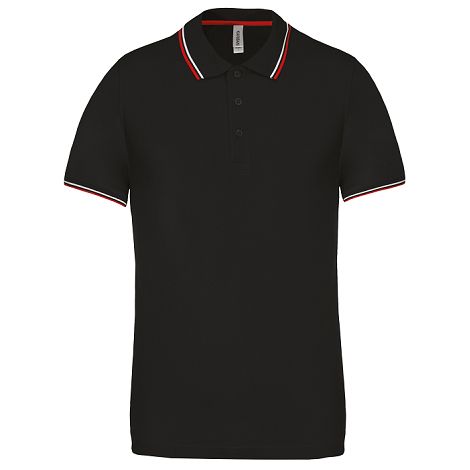  Polo maille piquée manches courtes homme