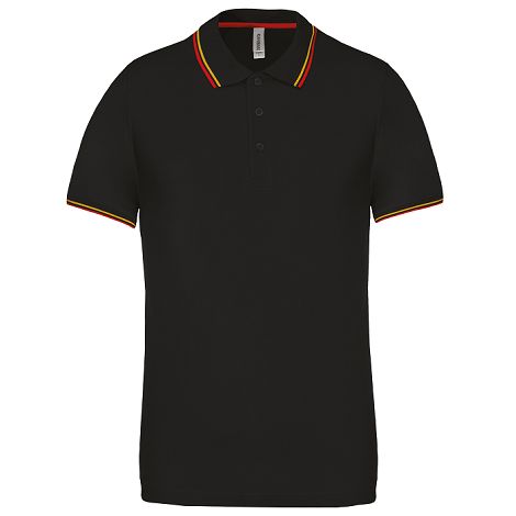  Polo maille piquée manches courtes homme