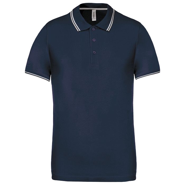  Polo maille piquée manches courtes homme