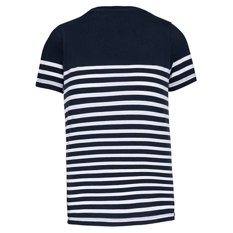  T-shirt marin col rond Bio enfant