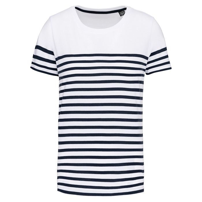  T-shirt marin col rond Bio enfant