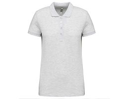 Polo piqué manches courtes femme
