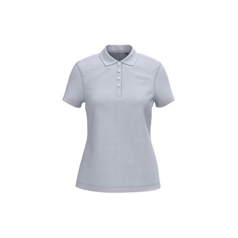 Polo piqué manches courtes femme