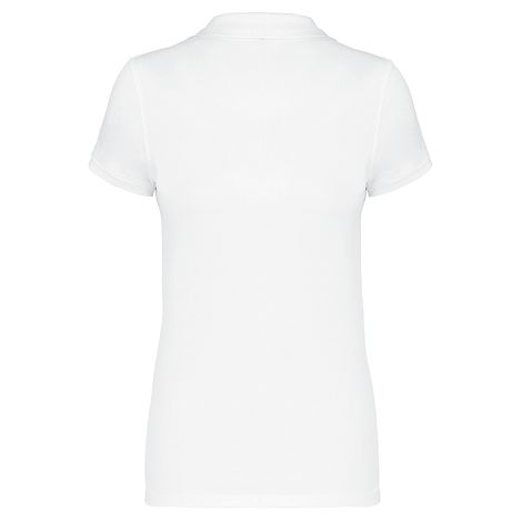 Polo piqué manches courtes femme
