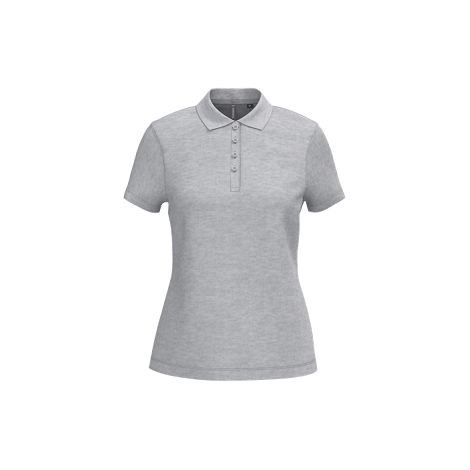 Polo piqué manches courtes femme