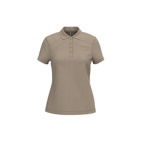 Polo piqué manches courtes femme