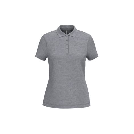 Polo piqué manches courtes femme