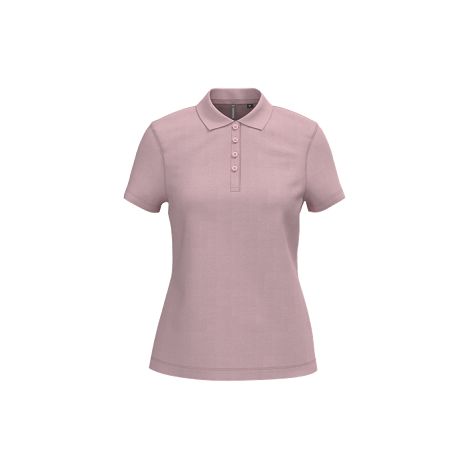 Polo piqué manches courtes femme