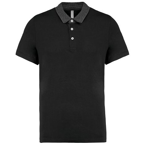  Polo jersey bicolore homme