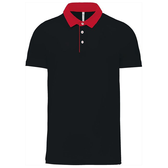  Polo jersey bicolore homme