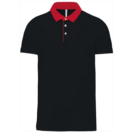  Polo jersey bicolore homme