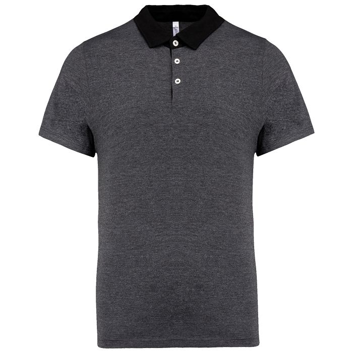  Polo jersey bicolore homme