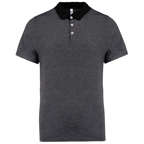  Polo jersey bicolore homme