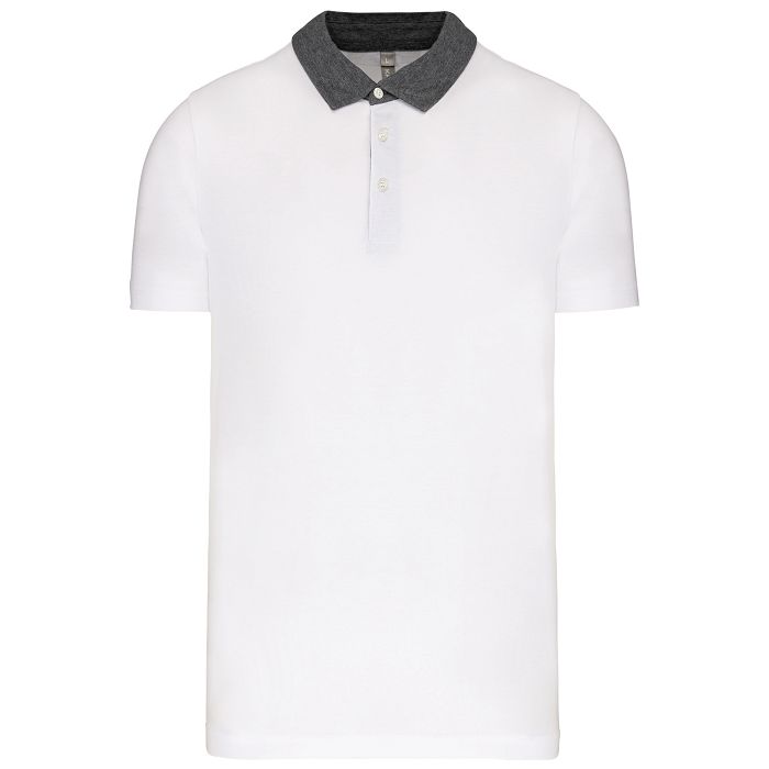  Polo jersey bicolore homme