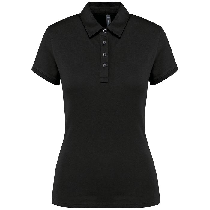  Polo jersey manches courtes femme