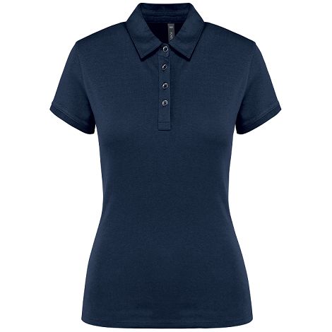  Polo jersey manches courtes femme