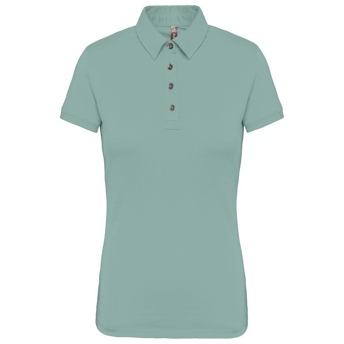  Polo jersey manches courtes femme