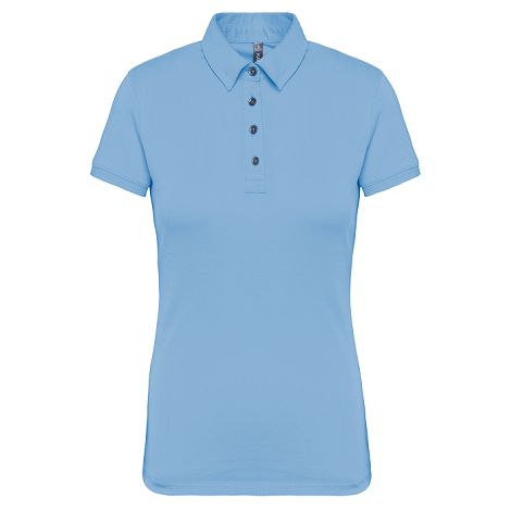  Polo jersey manches courtes femme