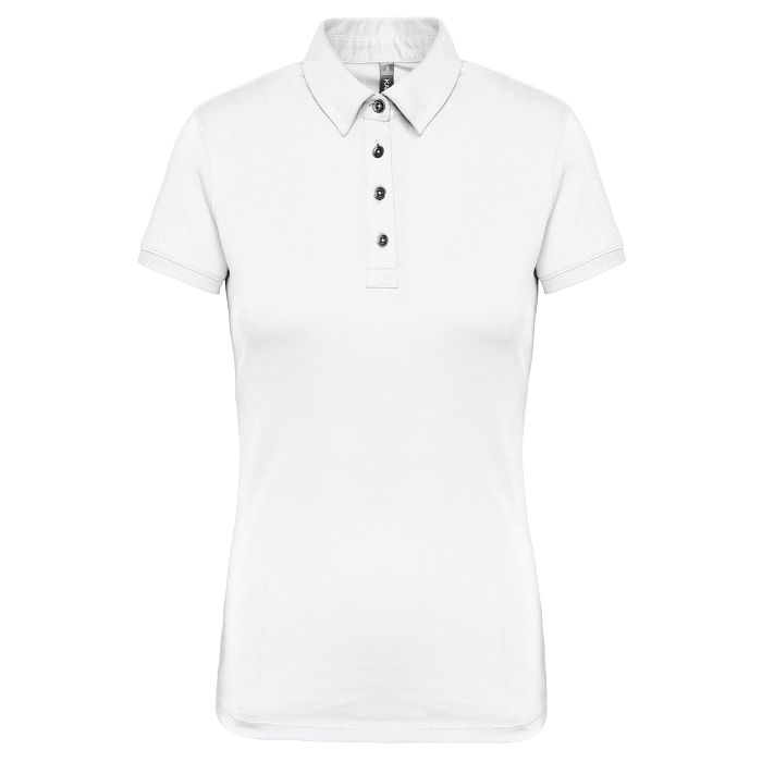  Polo jersey manches courtes femme