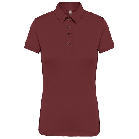  Polo jersey manches courtes femme