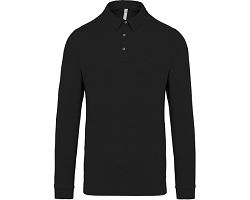 Polo jersey manches longues homme