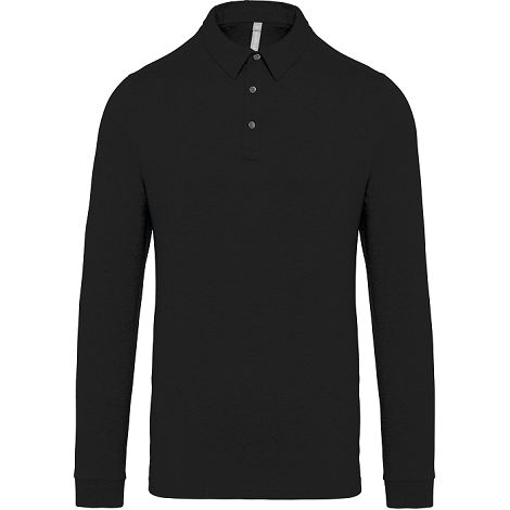  Polo jersey manches longues homme