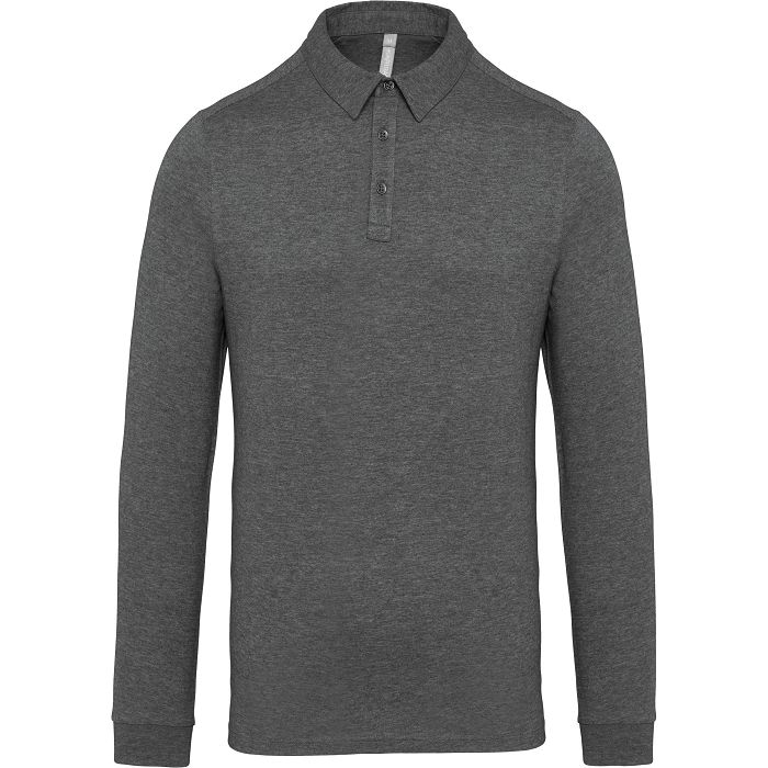  Polo jersey manches longues homme