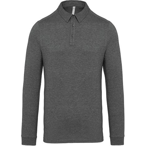  Polo jersey manches longues homme