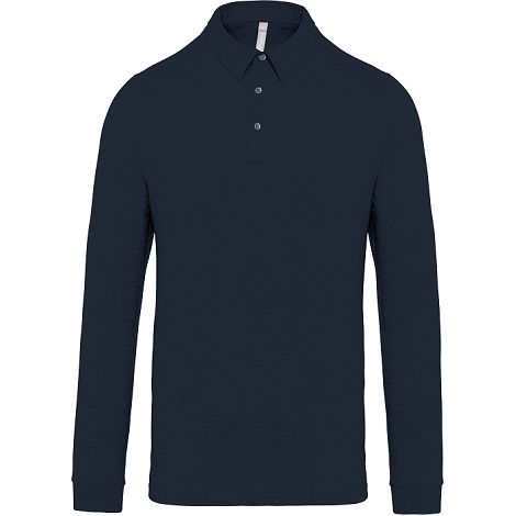  Polo jersey manches longues homme