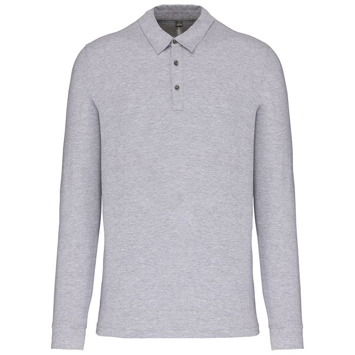  Polo jersey manches longues homme