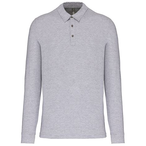  Polo jersey manches longues homme