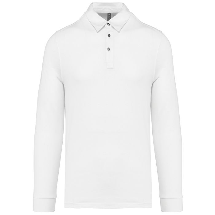  Polo jersey manches longues homme