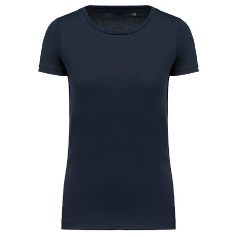  T-shirt Supima® col rond manches courtes femme