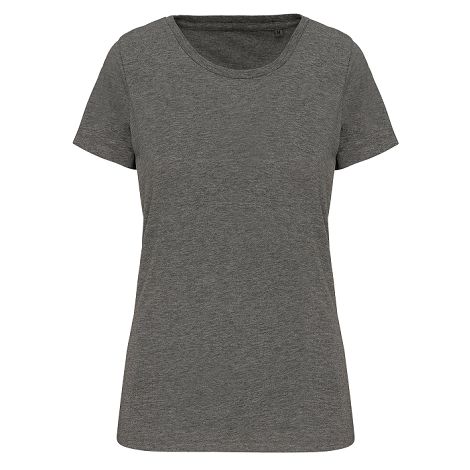  T-shirt Supima® col rond manches courtes femme