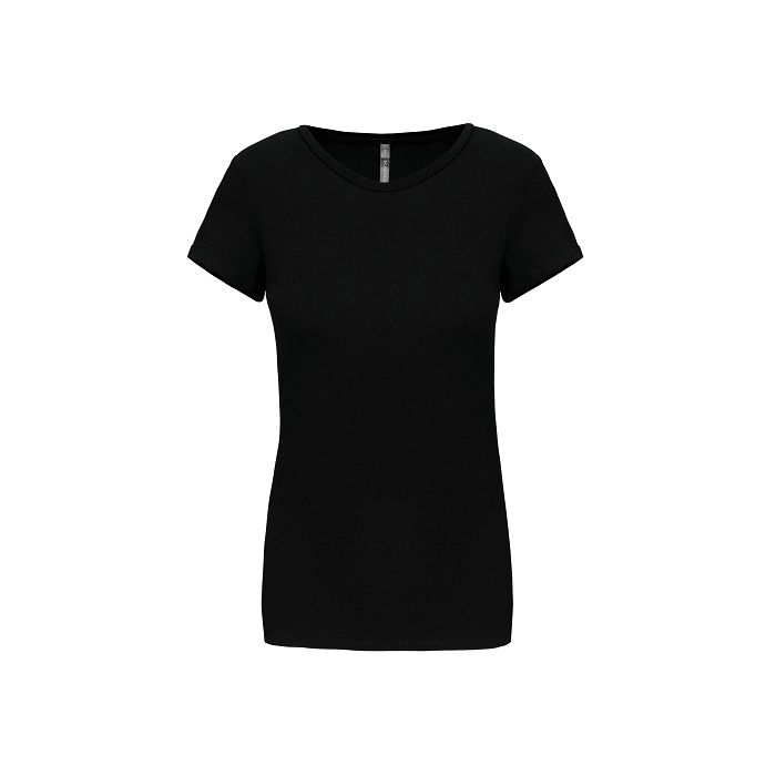  T-shirt col rond manches courtes femme