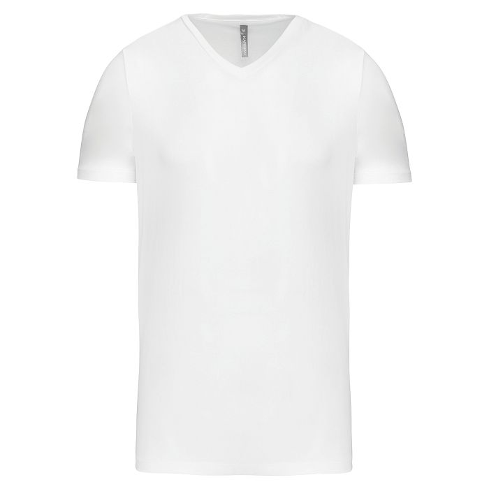  T-shirt manches courtes col V homme