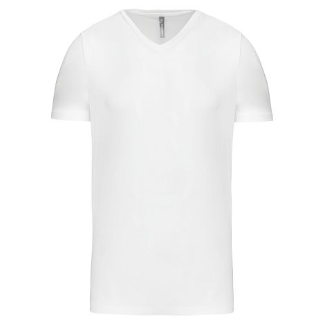  T-shirt manches courtes col V homme