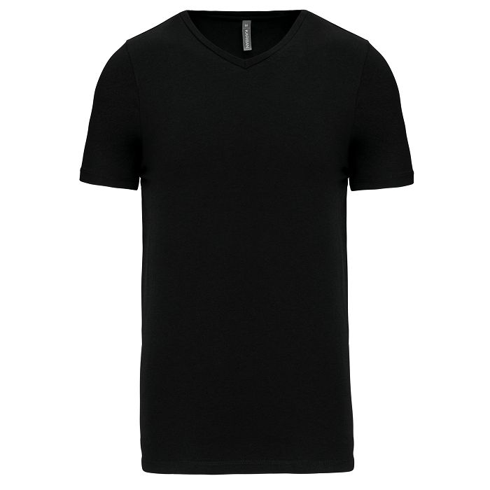  T-shirt manches courtes col V homme