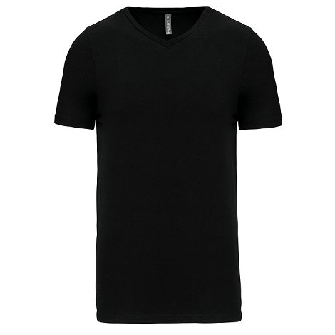  T-shirt manches courtes col V homme