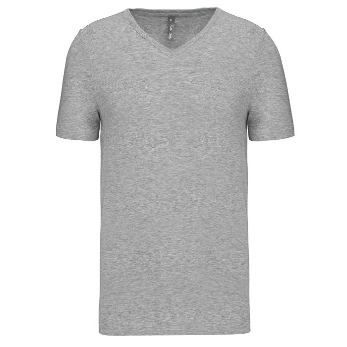  T-shirt manches courtes col V homme