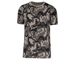 T-shirt camo manches courtes homme