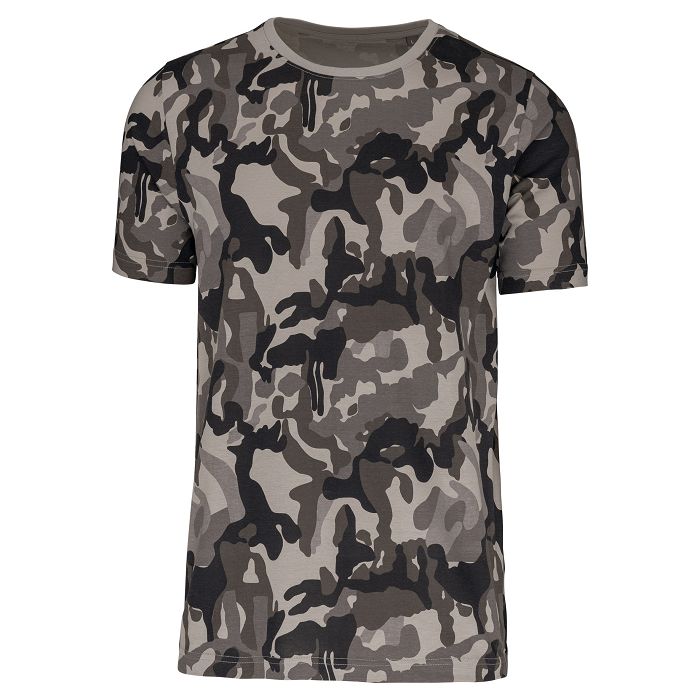  T-shirt camo manches courtes homme